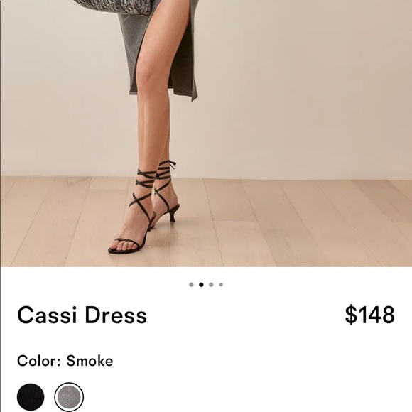 Reformation: Cassi Dress in Spearmint - Picture 5 of 5